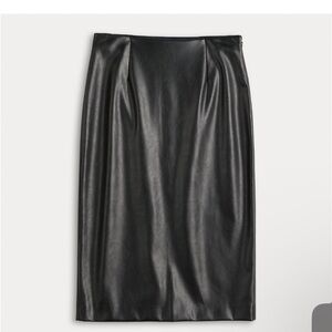 Nine West Faux Leather Pencil Skirt - NWT